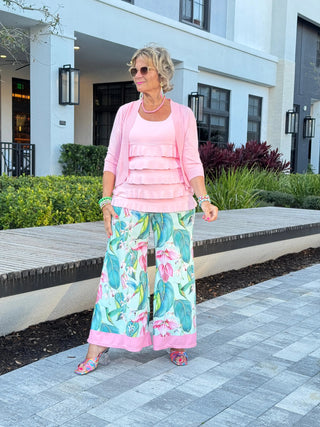TROPICAL TULIP PALAZZO CATHYS RESORTWEAR