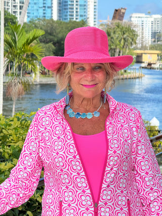 LULU B TROPIC PETALS FULL ZIPPER JACKET LULU-B