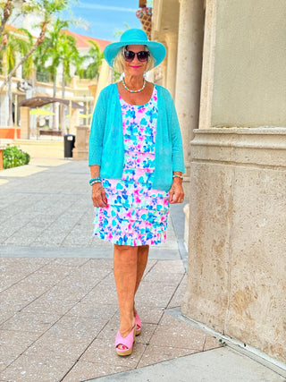 PINK PETALS CHA CHA DRESS LULU-B