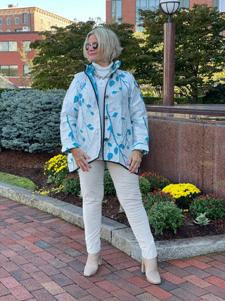 EMERALD SHADES OF FALL REVERSIBLE JACKET I REVERSIBLES