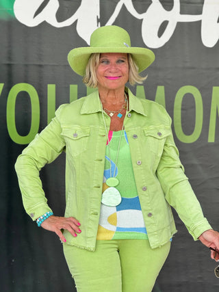 Ethyl Denim Lime Dream Jacket - Love ETHYL JEANS