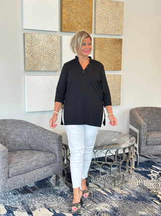 LULU-B BLACK TUNIC LULU-B