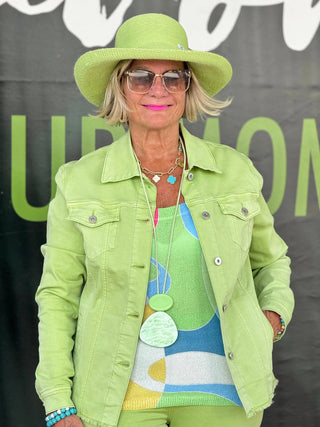 Ethyl Denim Lime Dream Jacket - Love ETHYL JEANS
