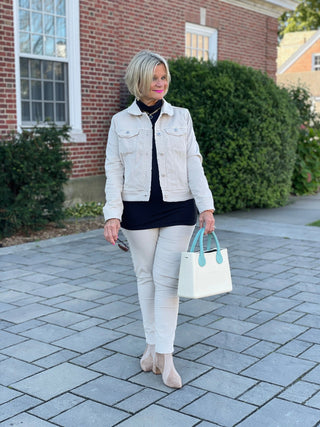 LULU-B STONE VELOUR JACKET LULU-B