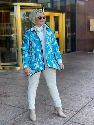 EMERALD SHADES OF FALL REVERSIBLE JACKET I REVERSIBLES