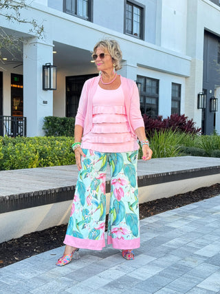 TROPICAL TULIP PALAZZO CATHYS RESORTWEAR