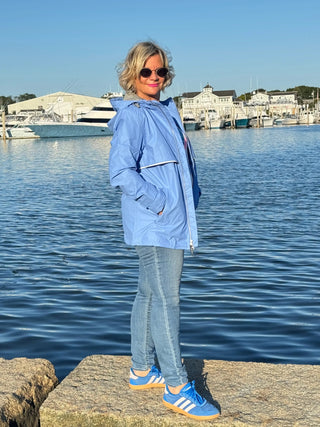 Englander® Rain Jacket Perriwinkle Cathys Place