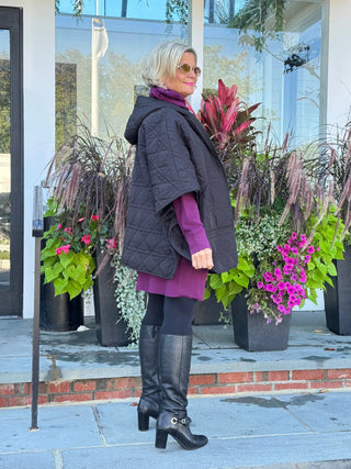 Lulu b kangaroo Cabernet scuba dress LULU-B