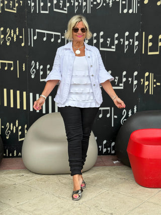 LULU-B SOUTH BEACH BLACK ANKLE PANT LULU-B