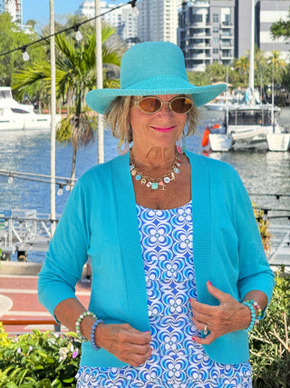 LULU B COASTAL BLOOM CHA CHA DRESS LULU-B