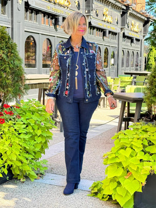 Ethyl The Whimsy Jacket BLUE ETHYL JEANS