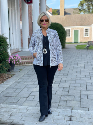ELEGANT EXPRESSSIONS FULL ZIPPER JACKET LULU-B