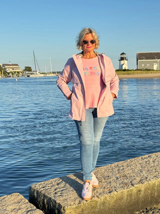 Women's New Englander® Rain Jacket PINK Cathys Place