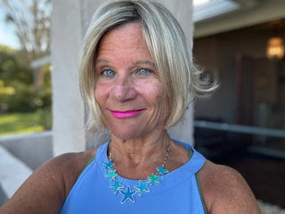 Enamel Starfish Link Necklace Accent fashions