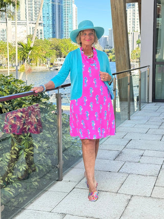 LULU B SEAHORSE BAY RUFFLE DRESS LULU-B