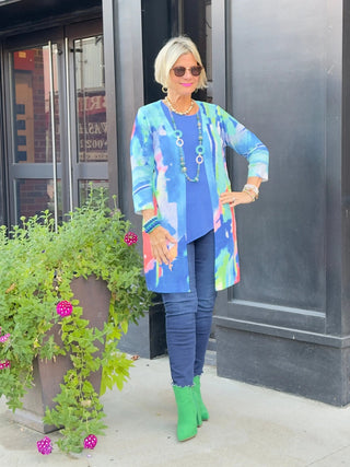 ETHYL SPLASH CARDIGAN ETHYL JEANS
