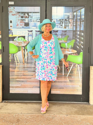 PINK PETALS CHA CHA DRESS LULU-B