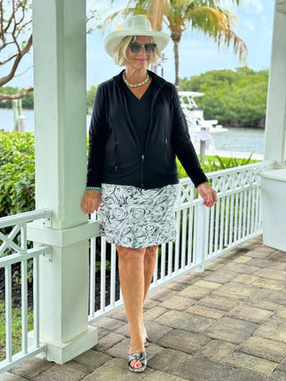 LULU-B ELEGANT EXPRESSIONS SKORT LULU-B
