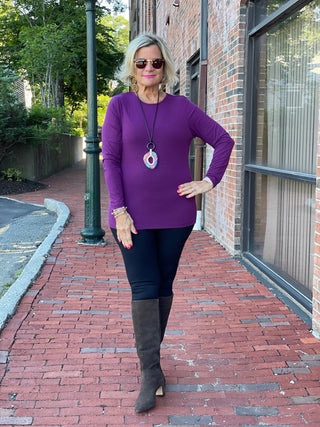 EGGPLANT-PURPLE BASE LAYER LULU-B