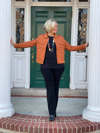LULU-B COPPER LINEN JACKET LULU-B