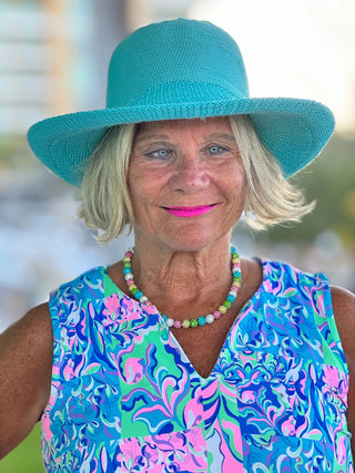 SPLASH OF PINK  SLEEVELESS V TOP LULU-B