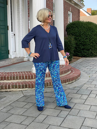 FANTASIA BLUE PALAZZO LULU-B