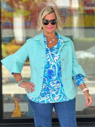 Ethyl Easy Going Jacket - Seafoam ETHYL JEANS