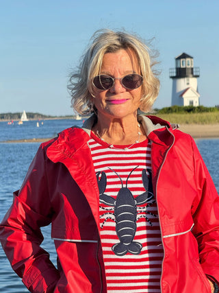 Women's New Englander® Rain Jacket RED Cathys Place