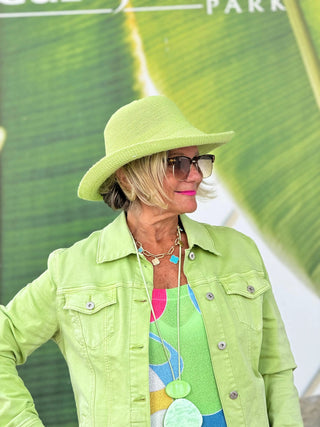 Ethyl Denim Lime Dream Jacket - Love ETHYL JEANS