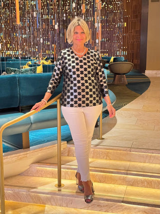 LULU-B CREAM VELOUR PANTS LULU-B