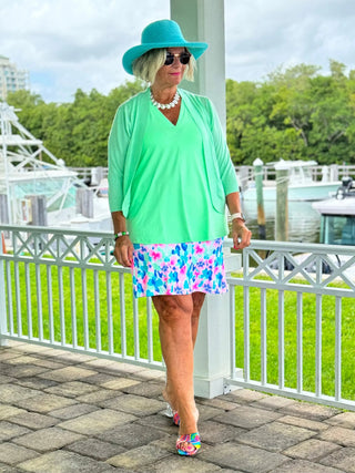 PINK PETALS SKORT LULU-B