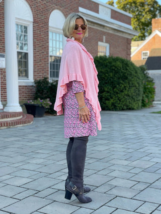 AUBREY PINK KEYHOLE DRESS LULU-B