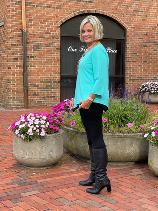 LULU-B SEA-FOAM ASYMMETRIC TOP LULU-B