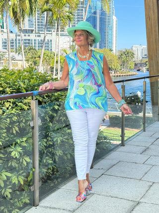 COLOR SPLASH TANK ETHYL JEANS