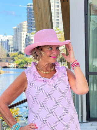 LULU B PINK CHIC RUFFLE DRESS LULU-B