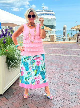 TROPICAL TULIP SKIRT CATHYS RESORTWEAR