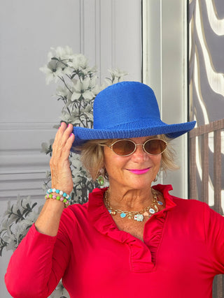 LULU-B CRIMSON RUFFLE TOP LULU-B