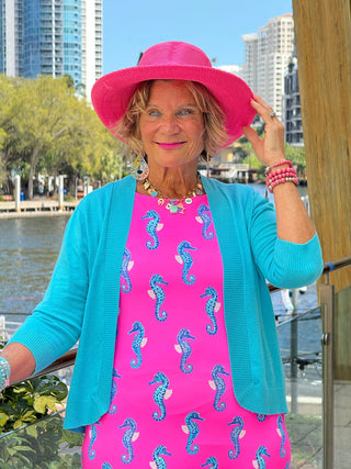 LULU B SEAHORSE BAY MIDI SHIFT MAXI DRESS LULU-B