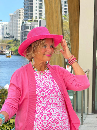 LULU B TROPIC PETALS MIDI SHIFT MAXI DRESS LULU-B