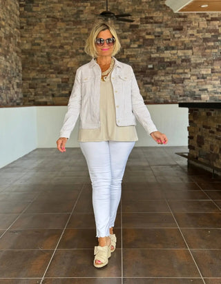 KEY WEST STONE SEERSUCKER JACKET LULU-B
