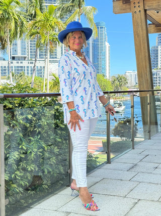 LULU B SHORELINE CHARM TUNIC LULU-B