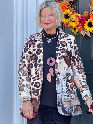 One Size Urban Wild – Leopard Print Blazer PREORDER SHIPS OCTOBER 31 Cathys Place