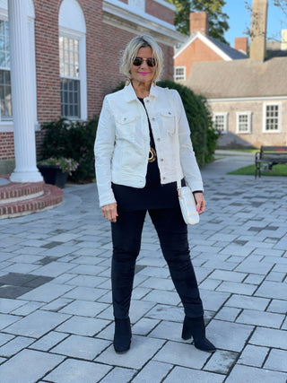 LULU-B CREAM VELOUR JACKET LULU-B