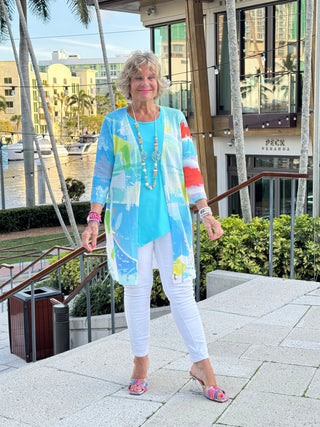 CIRCLE OF SUN CARDIGAN ETHYL JEANS