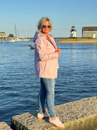 Women's New Englander® Rain Jacket PINK Cathys Place