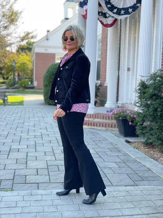 AUBREY RUFFLE TOP LULU-B