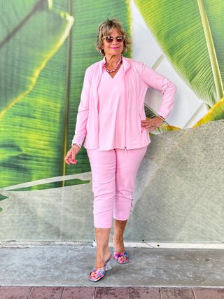 LULU-B RHINE CLEAR PINK CAPRI LULU-B