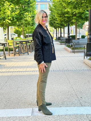 Ethyl The End Game OLIVE Pant - Intrinsic ETHYL JEANS