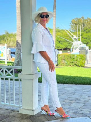 ETHYL WHITE THE END GAME ETHYL JEANS
