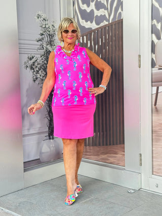 HOT PINK SKORT LULU-B